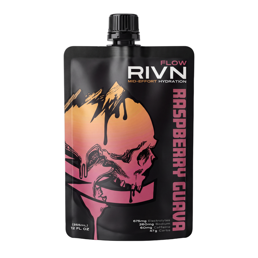 FLOW pouch, Raspberry Guava, 12 fl oz, mid-effort
