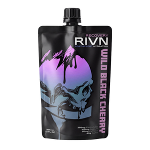 RECOVERY pouch, Wild Black Cherry, 12 fl oz, post-effort