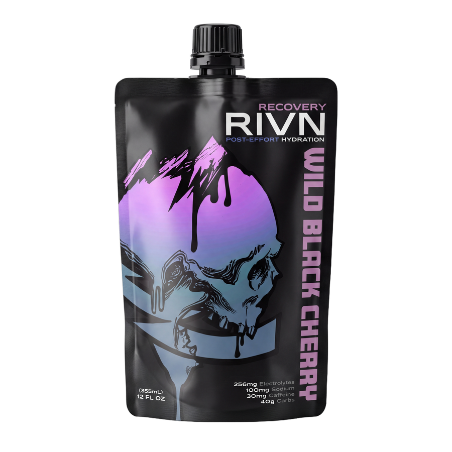 RECOVERY pouch, Wild Black Cherry, 12 fl oz, post-effort